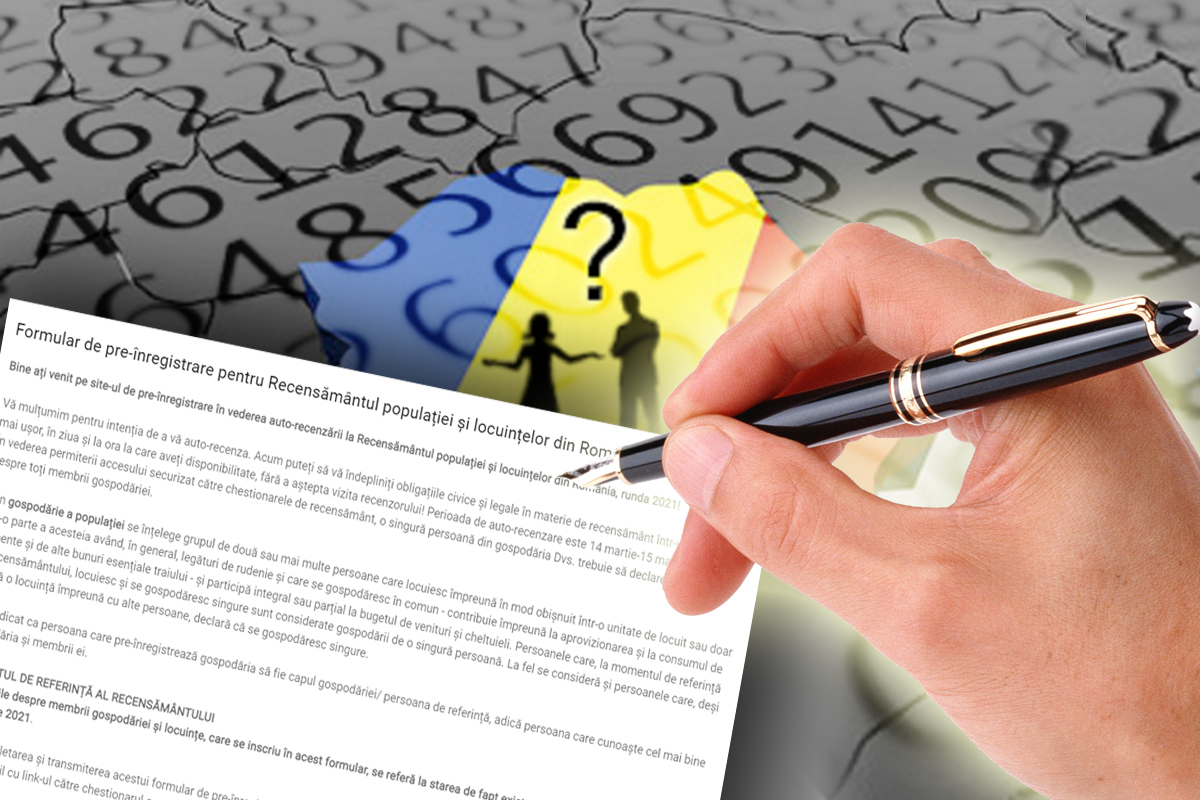 formular recensământ 2022