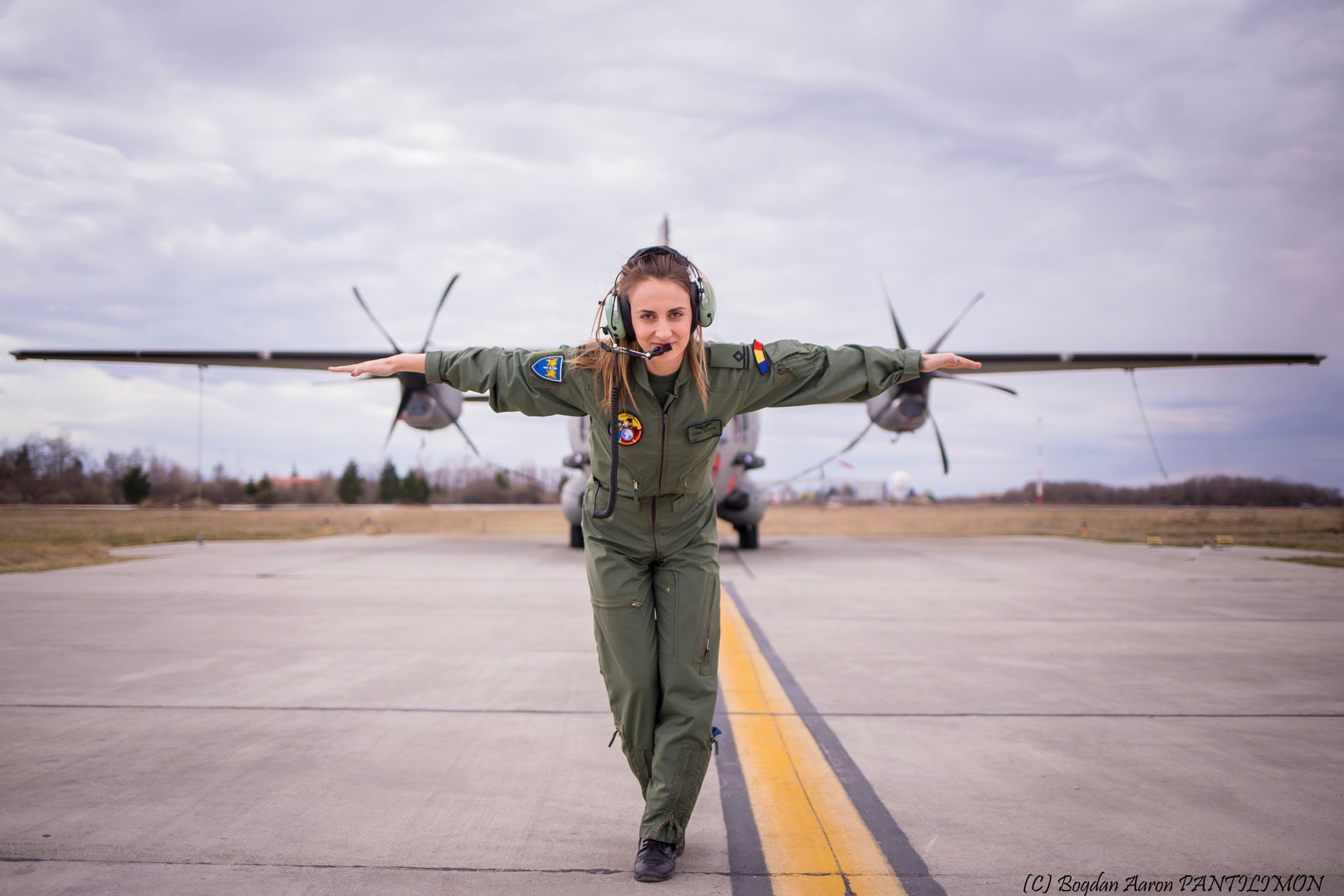 Căpitanul Diana Apostol este una dintre numeroasele femei în armată care face performanță