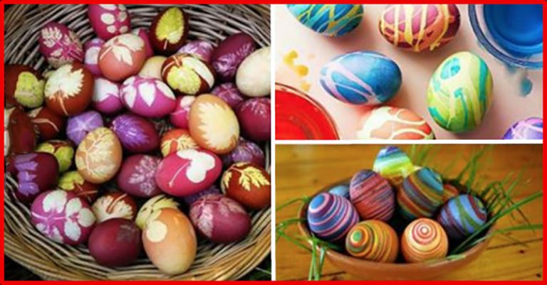Cu ce se pictează ouăle de Paşte. Modele din care să te inspiri