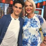 Iuliana Marciuc alături de fiul ei David