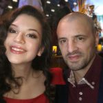 Pavel Stratan alături de fiica sa, Cleopatra