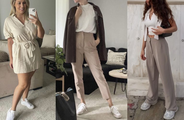 Cum poţi purta tenişii la birou. 5 ţinute casual, care te vor scoate în evidenţă