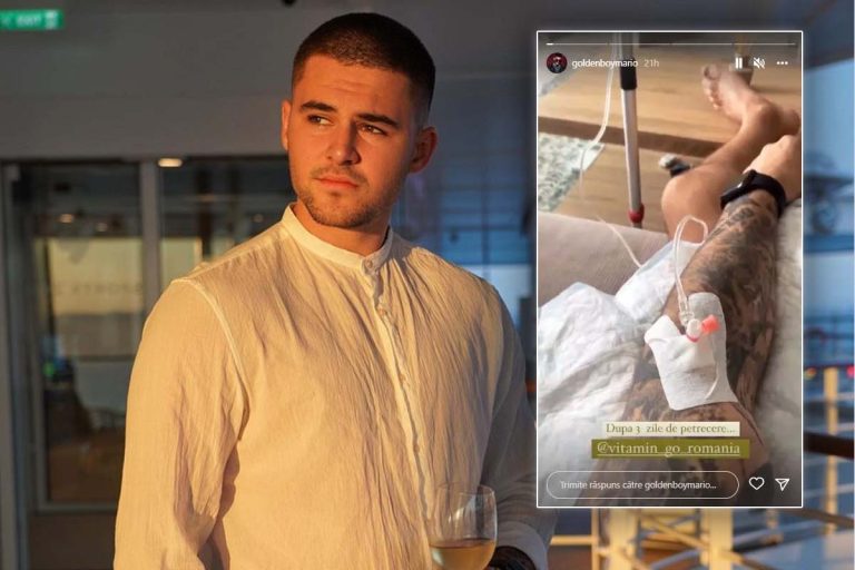 Mario Fresh a speriat pe toată lumea. Artistul a ajuns pe perfuzii