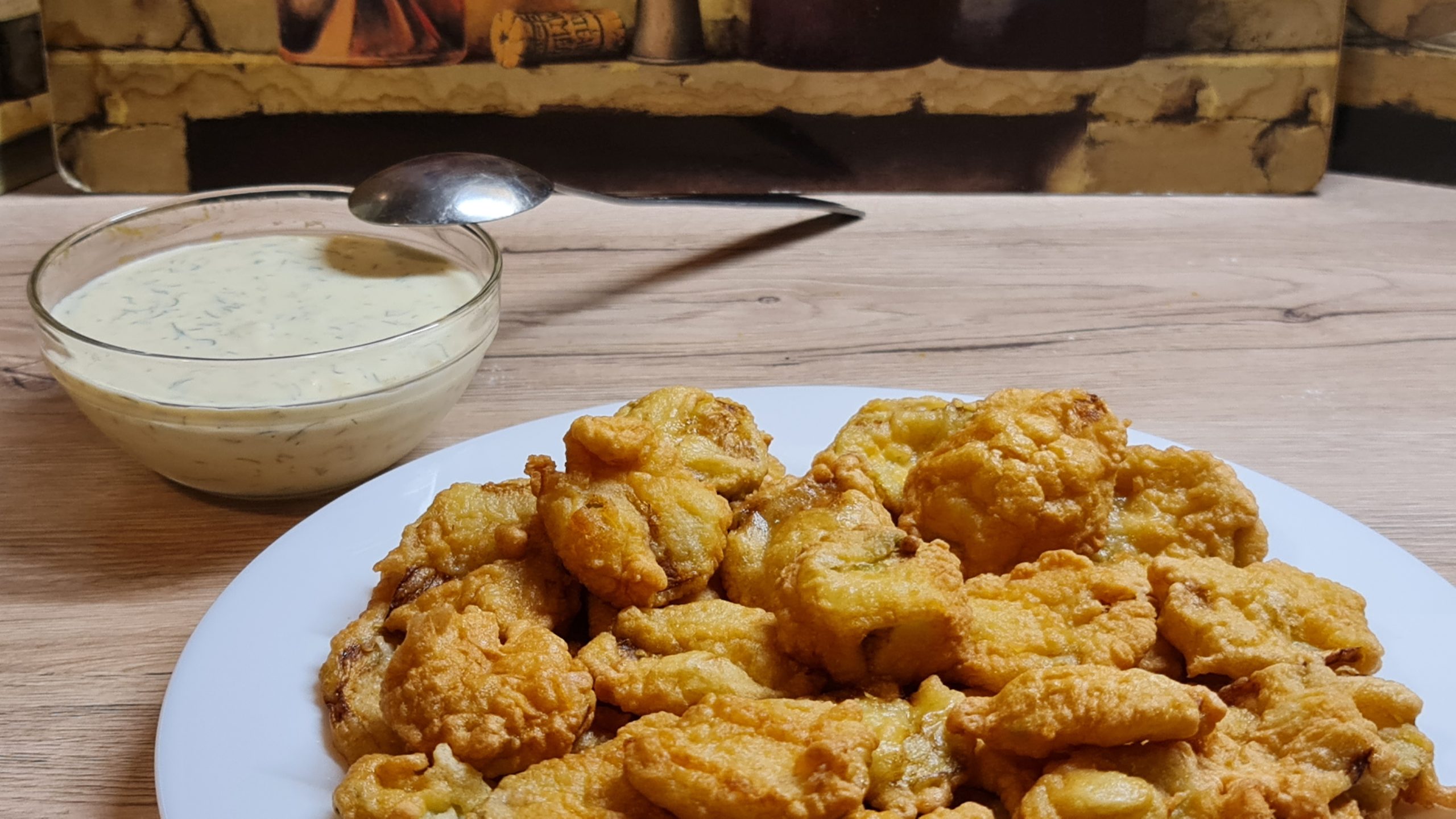 Dovlecei în crustă de aluat de clătite