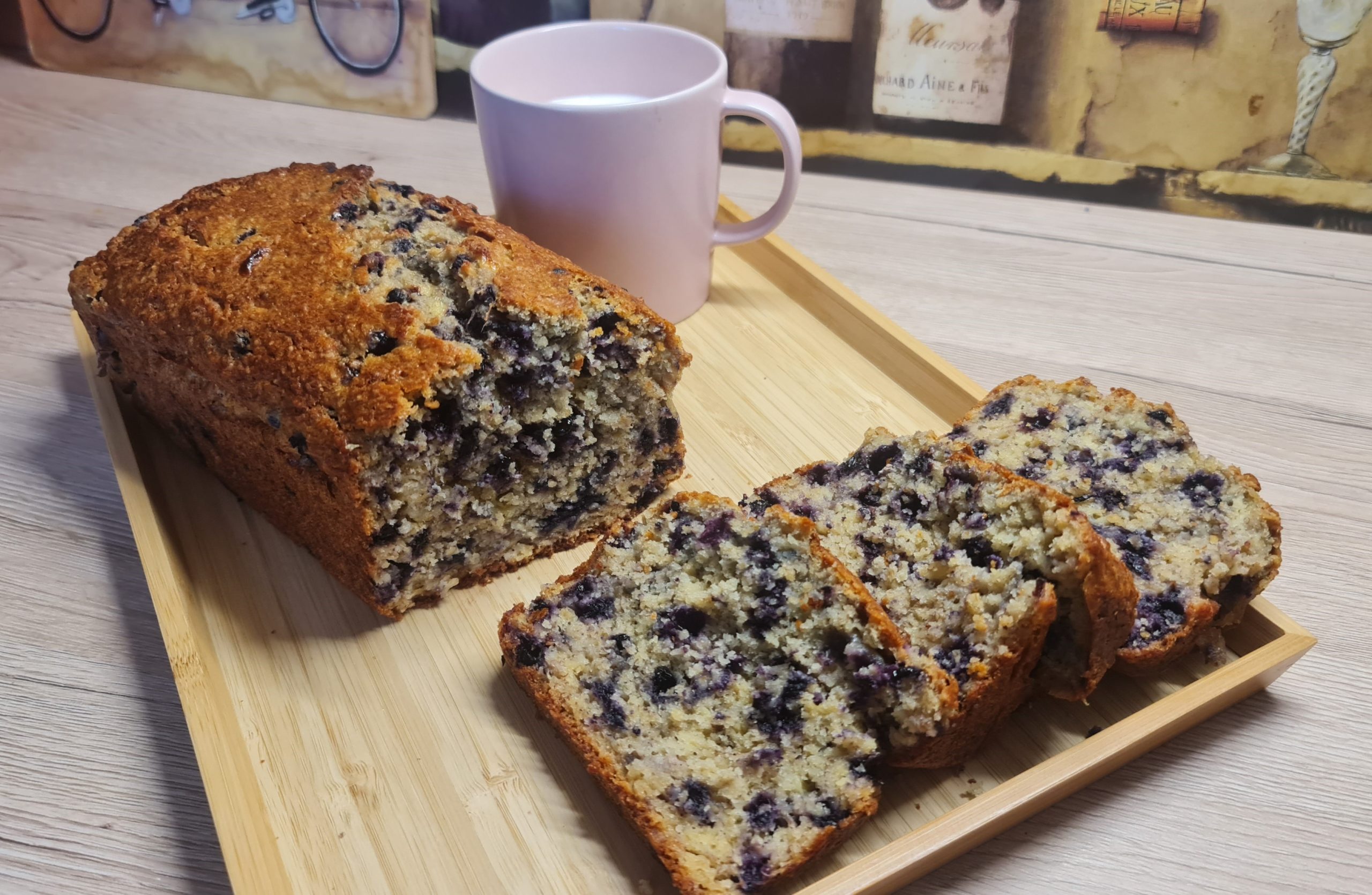 banana bread cu afine