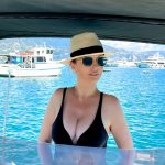 Andreea Marin, în vacanță la lacul Como din Italia