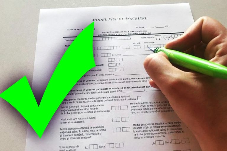 Model fișă de înscriere la liceu 2022. În ce ordine trebuie să bifezi opțiunile