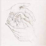 Imaginea de pe invitația la botezul Larei