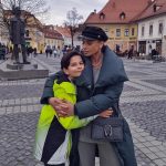 Adina Halas și fiul ei