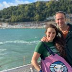 Alături de soția lui, Oana