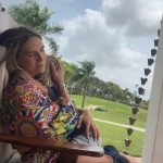 Adela Popescu, imagini din Republica Dominicană