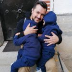 Mihai Făgădaru, alături de gemenii lor