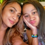 Bella Santiago și fiica ei