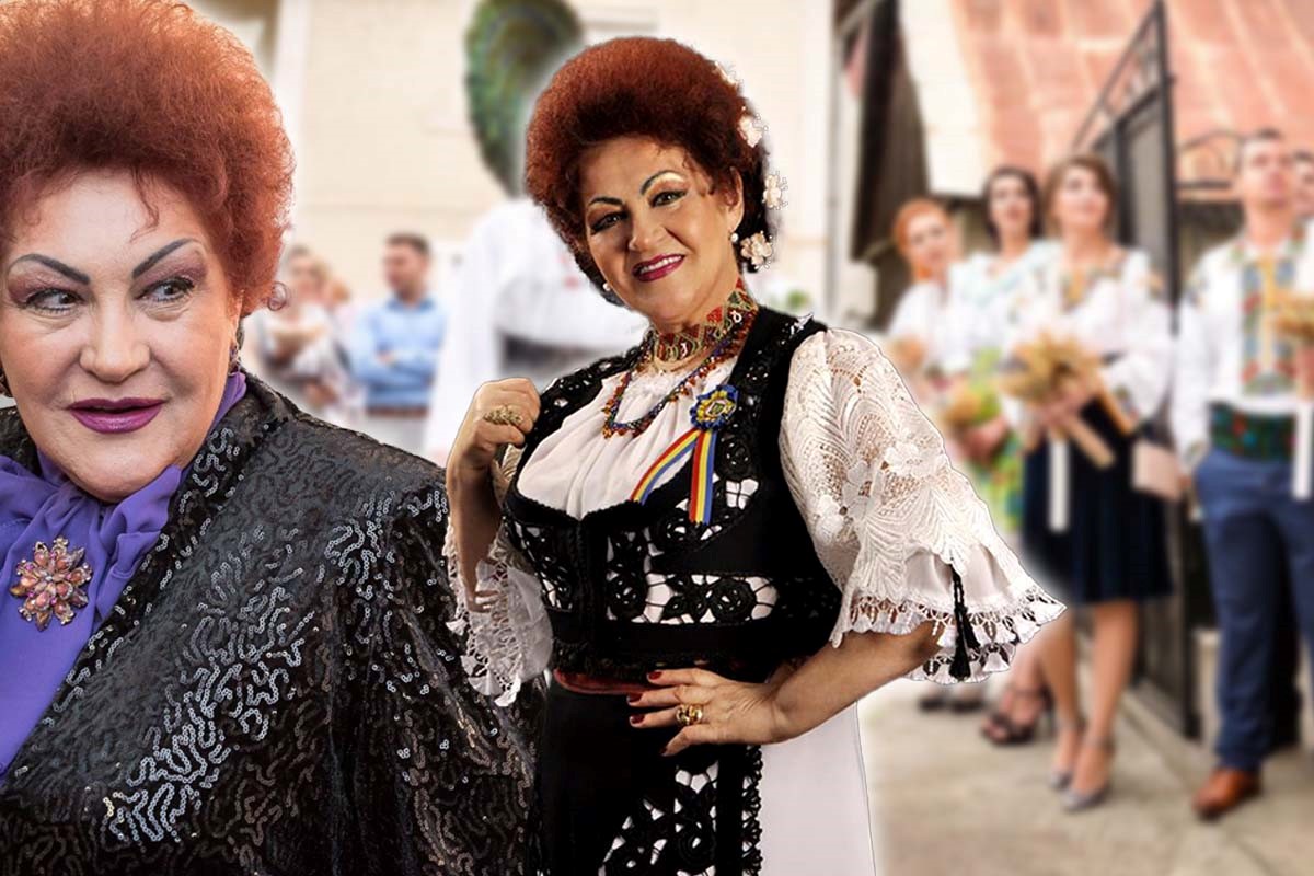 Elena Merișoreanu le poartă noroc tinerilor căsătoriți cărora le cântă la nuntă