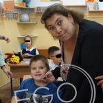 Ioana, fiica Andei Călugăreanu, și băiețelul său