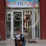 Nepotul Andei Călugăreanu, în prima zi de școală