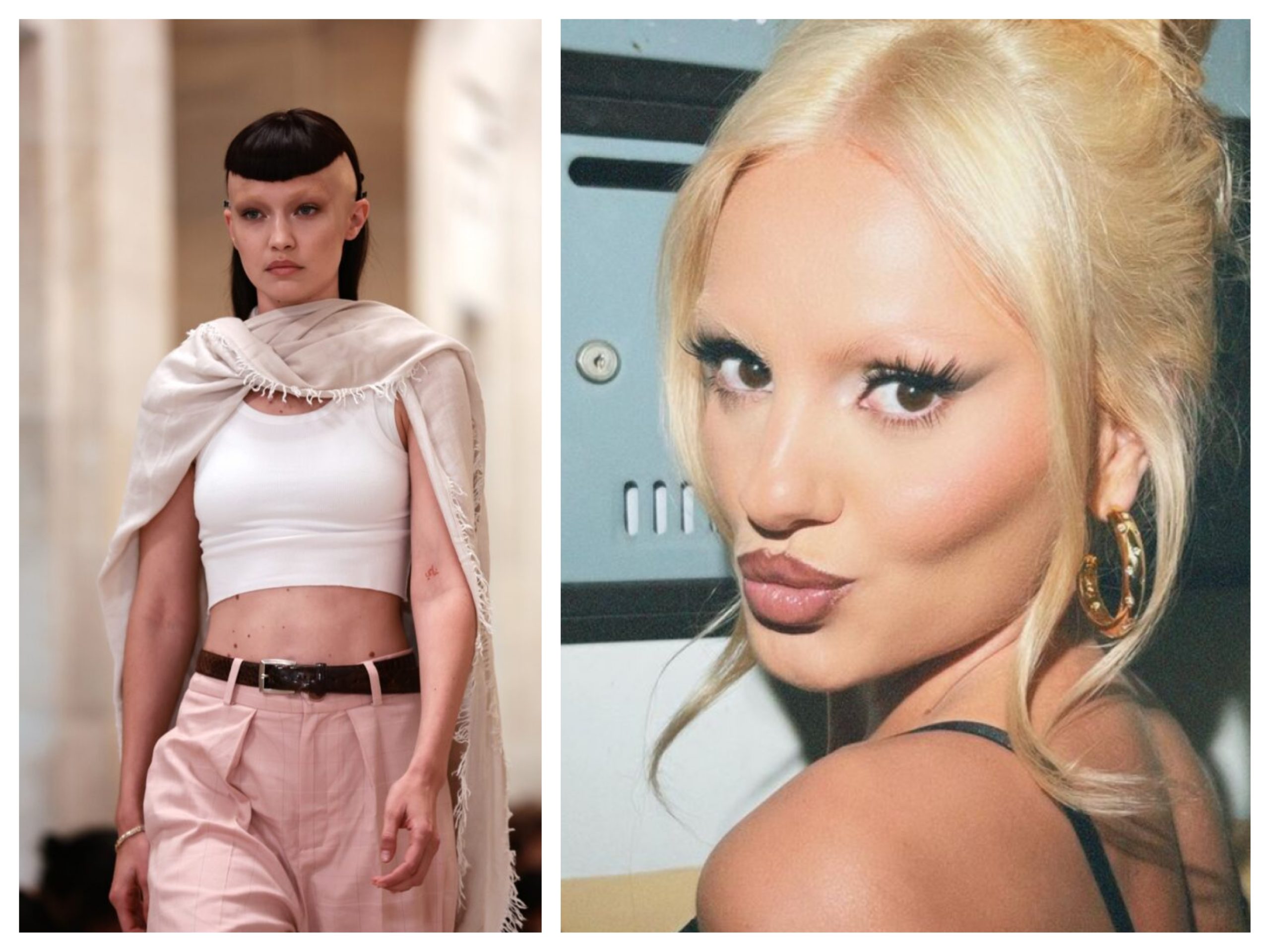 Sprâncene decolorate, trendul care a cucerit vedetele și nu numai