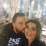 Adriana Bahmuțeanu și cu logodnicul ei