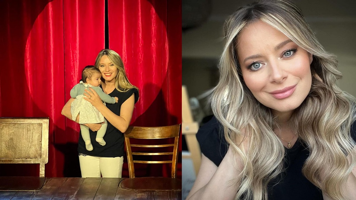 Laura Cosoi nu se dezlipește de bebelușă