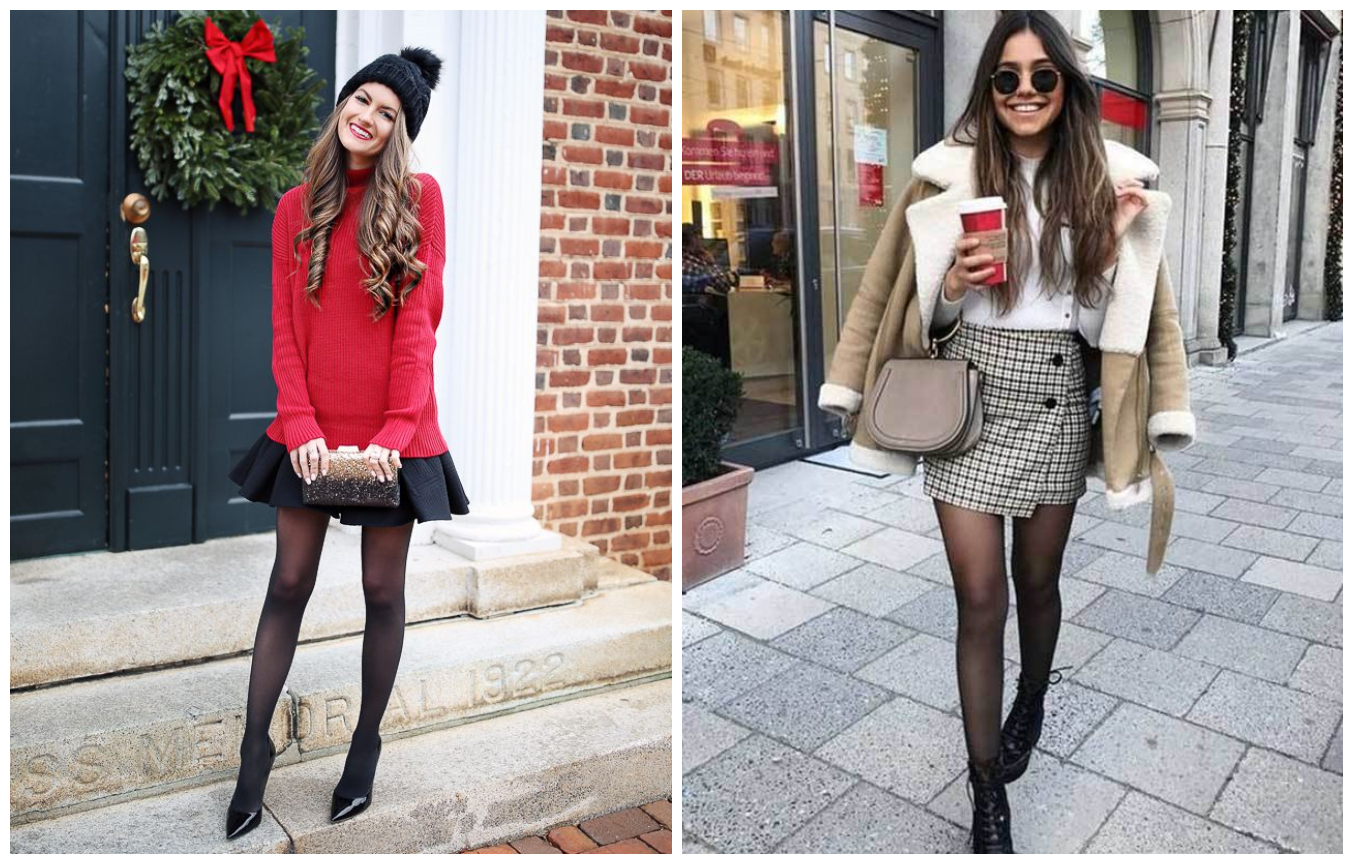 Trucul genial ca sa nu-ii fie deloc frig iarna cand porti fusta si dresuri