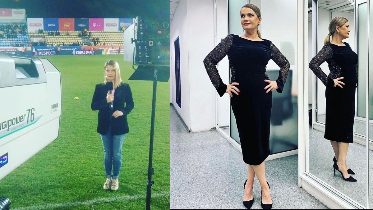 Ioana Cosma dat treningurile pe rochiile elegante