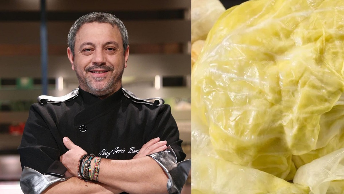 Ce să faci atunci când varza pentru sarmale este prea acră sau sărată. Rețeta lui chef Sorin Bontea în această situație