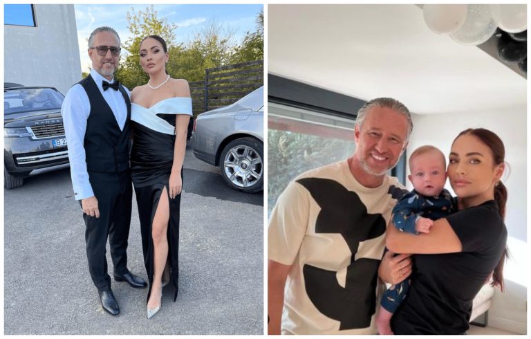Laurențiu Reghecampf și Corina Caciuc, fotografie de familie alături de fiul lor. Fanii au reacționat imediat: „Laurențiu, tu ai întinerit! Soția ta este superbă”