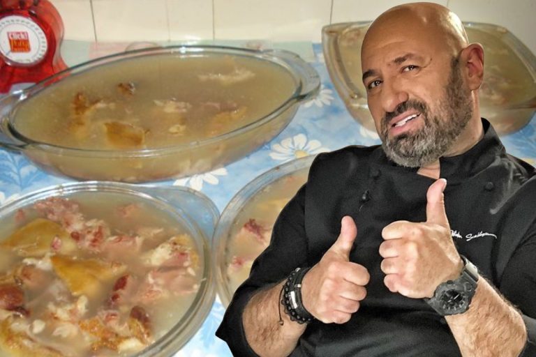 Rețeta lui Cătălin Scărlătescu pentru cea mai bună piftie. Ce truc folosește ca să iasă limpede