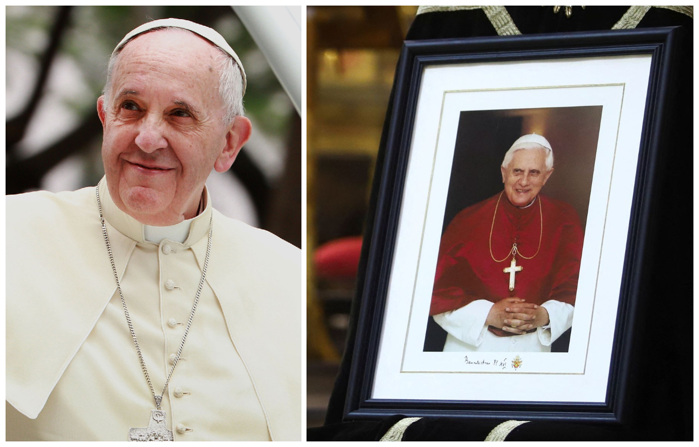 Moment istoric la Vatican. Primul papă care îngroapă un alt papă