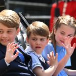 Prințul George, prințul Louis și prințesa Charlotte