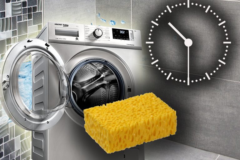 De ce să pui un burete în mașina de spălat rufe. Trucul e genial, îl vei folosi mereu