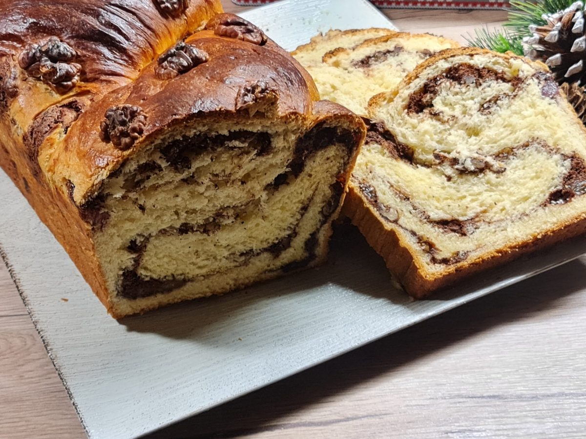 cozonac de post cu nucă