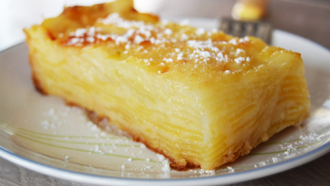 Prăjitura invizibilă cu mere- de post