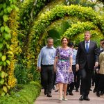 Rochia cu care Carmen Iohannis a făcut furori în Singapore
