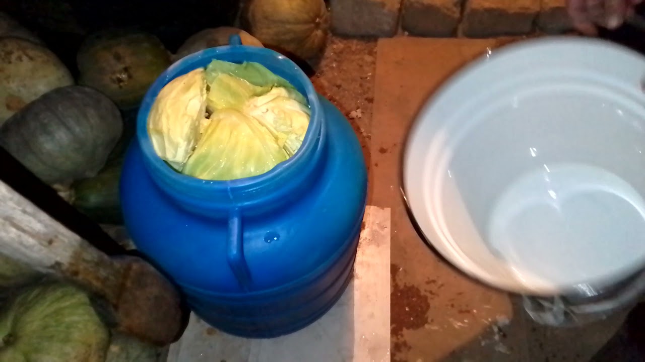 Ce trebuie sa faci cu butoiul inainte de a aseza varza murata.