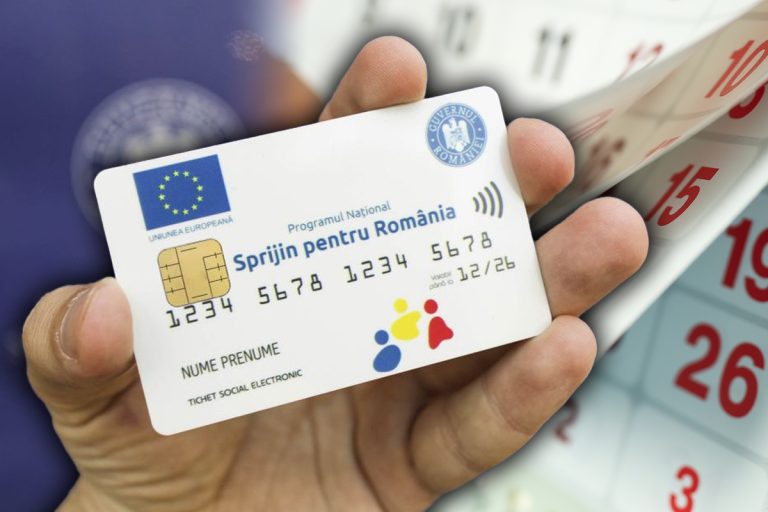 Când intră banii pe cardurile sociale în aprilie 2023. Ziua în care românii pot face cumpărături