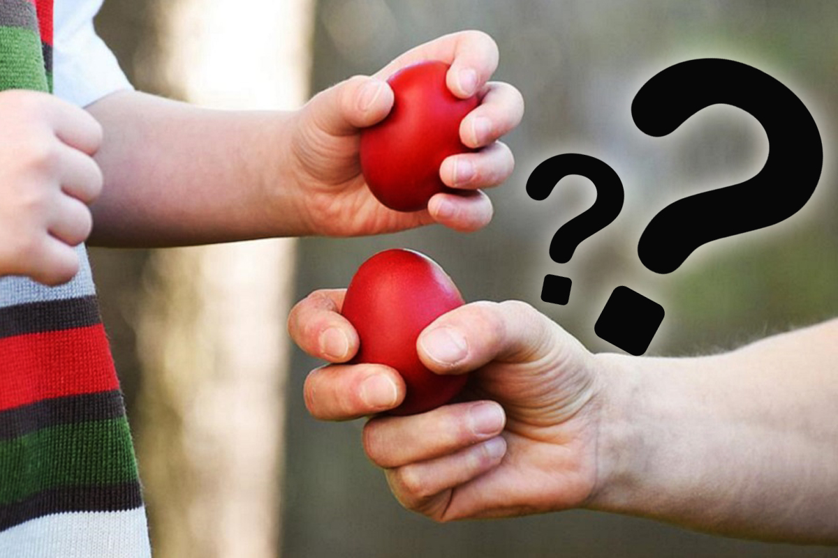 Cum se ciocnesc ouăle roșii în a doua zi de Paște