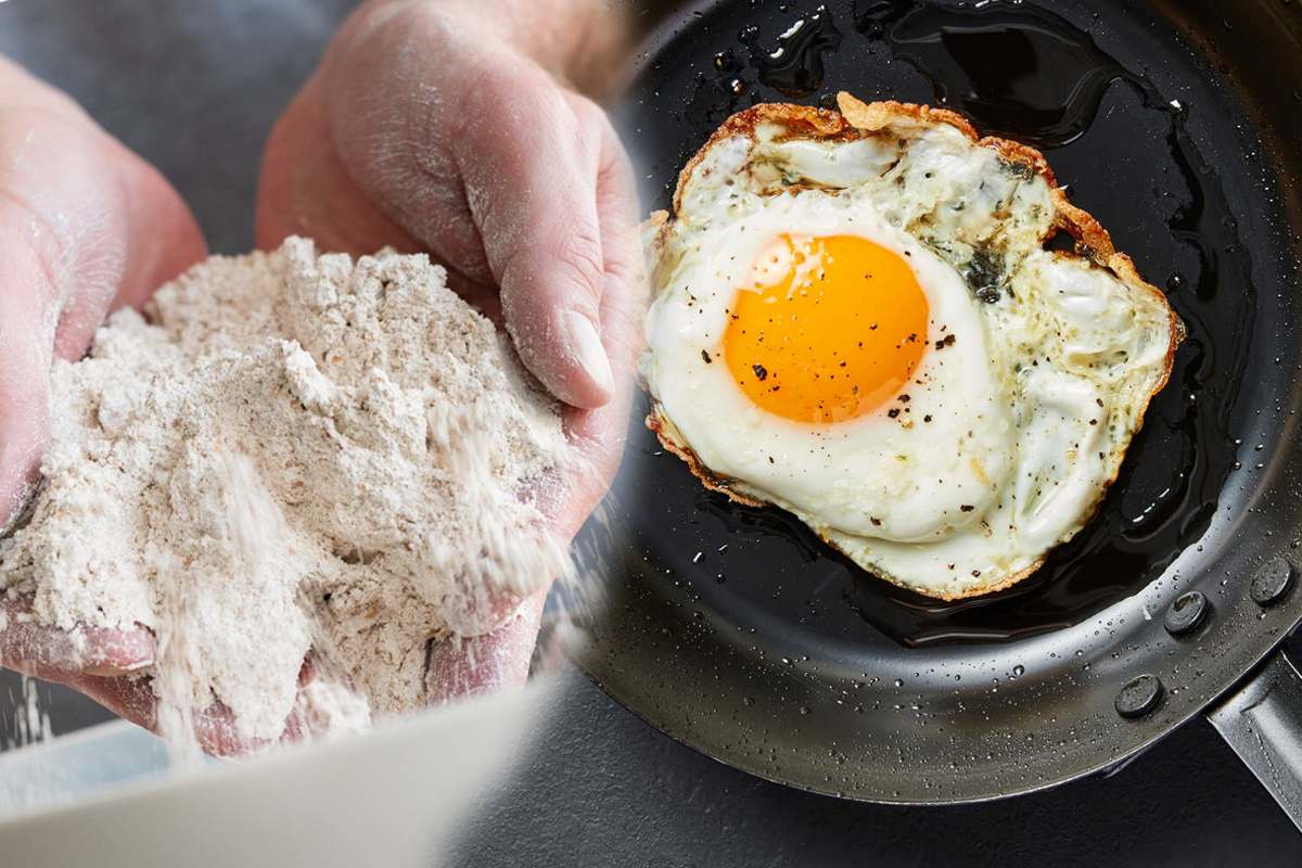 Ce sa presari in tigaie pentru ca ouale sa nu se mai lipească atunci cand le prajesti.