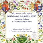 Invitația la ceremonia încoronării regelui Charles