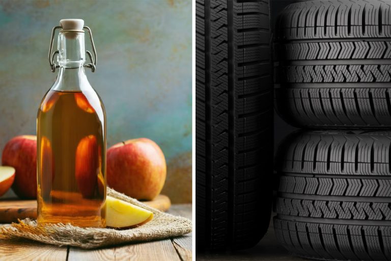 Ce se întâmplă dacă pui oțet pe anvelopele mașinii. Trucul e genial, îl vei folosi mereu