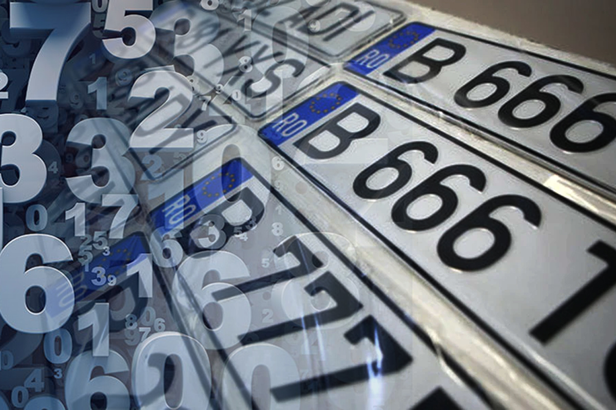 Ce semnificație are numărul de la mașină