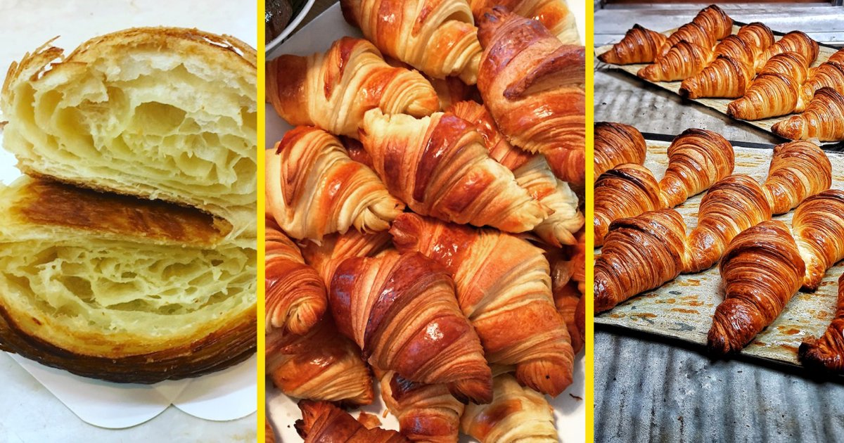 Croissant cu unt