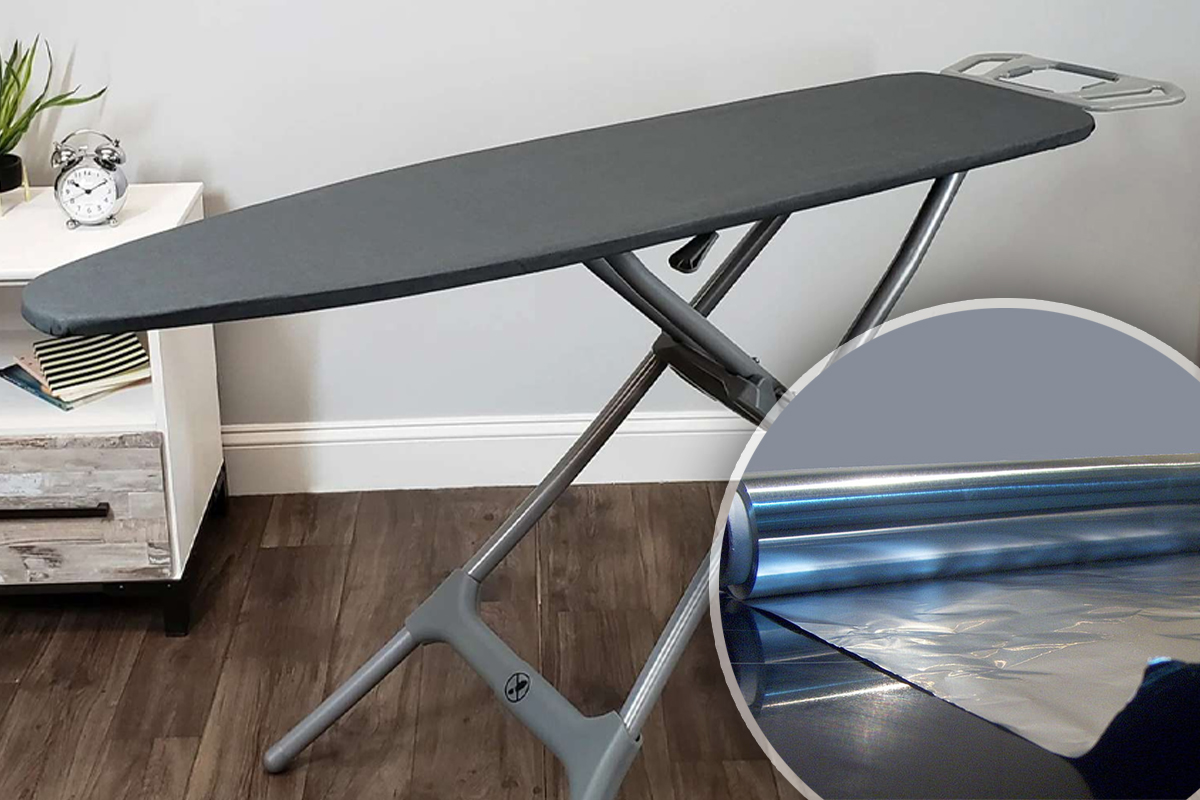 De ce să pui folie de aluminiu pe masa de călcat, de fapt. Ce efecte are de fapt asupra hainelor, trucul e genial