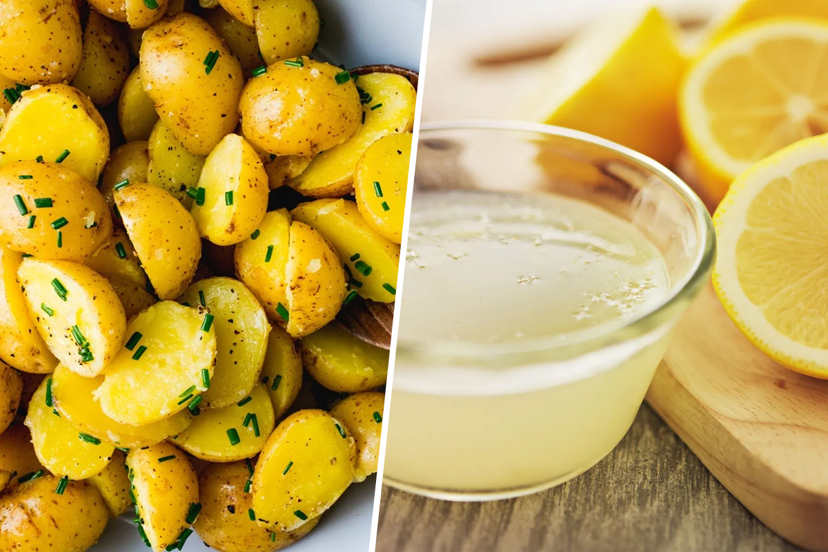De ce să pui zeamă de lămâie peste cartofii fierți