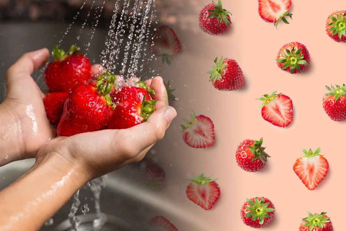 De ce sa speli capsunile in apa cu sare inainte sa le consumi. Metoda pe care o vei folosi mereu