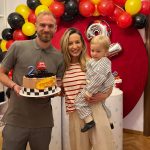 Flavia Mihășan și familia sa