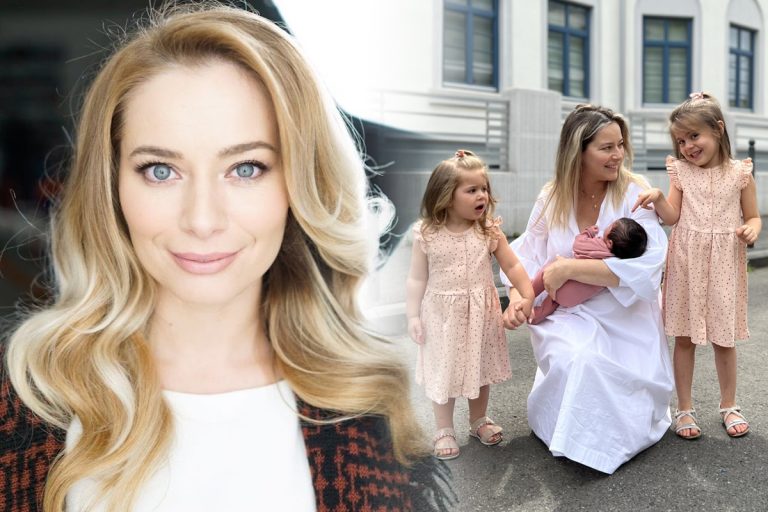 Laura Cosoi, alături de fiica cea mică pe platourile de filmare. ”Unora o să li se pară că practic am dus munții cu mine”. Cum a reușit să se împartă între muncă și mezina familiei VIDEO EXCLUSIV