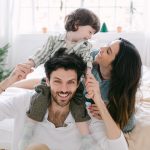 Lili Sandu și familia ei