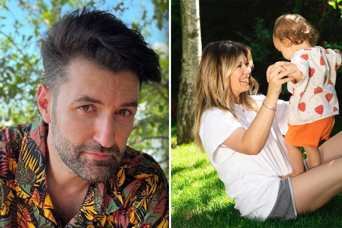 Singura poza postata de Smiley cu fetita lui, Josephine. Cum au aparut de 1 Iunie, imaginea adorabila care a cucerit fanii