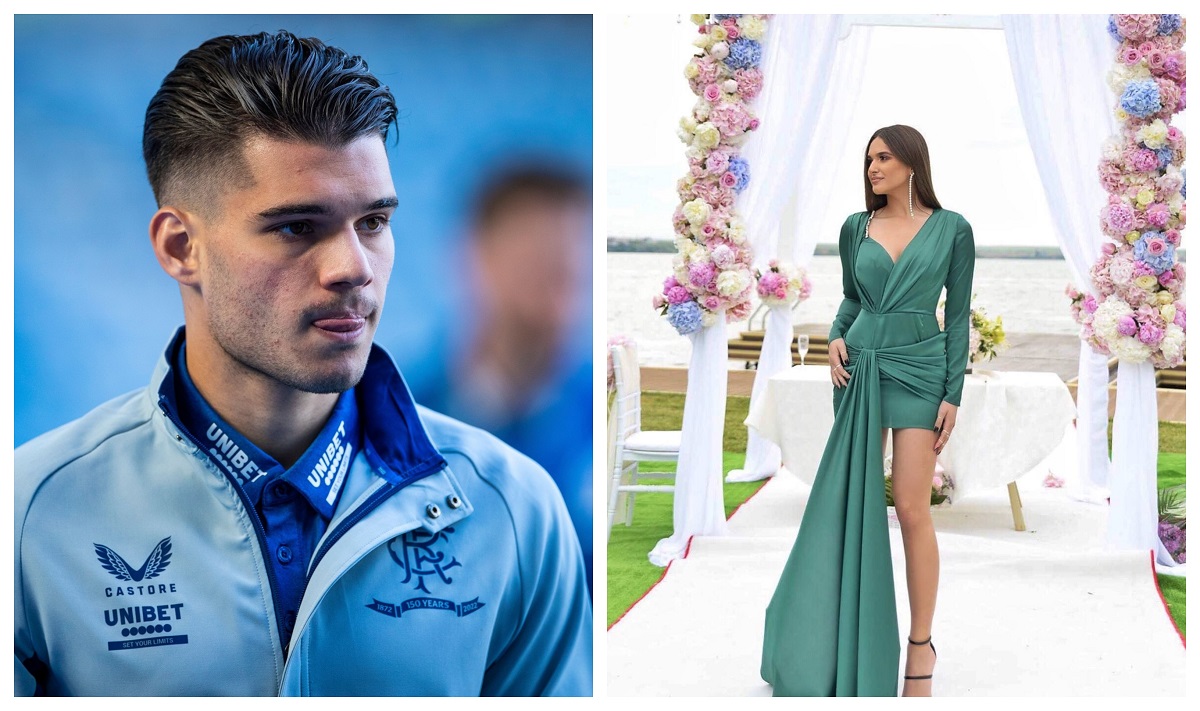 Ianis Hagi și iubita lui, Elena, s-au logodit la Paris